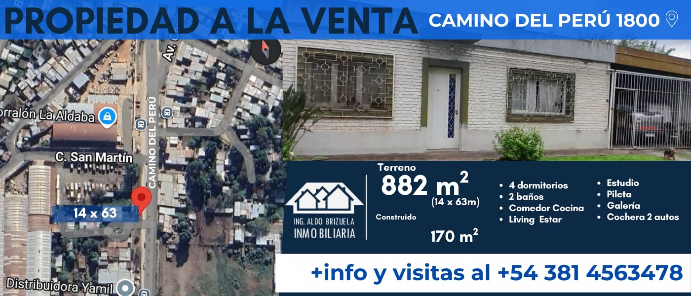 Venta de casa en Avenida Camino del Peru